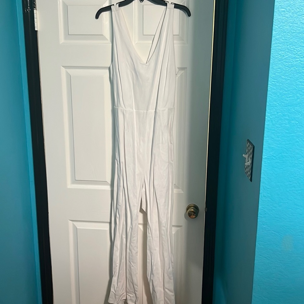 NWOT white jumpsuit